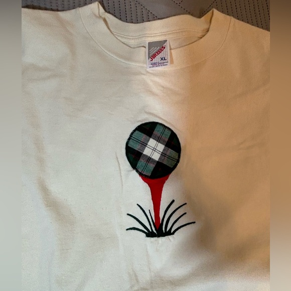 Vintage 90s Jerzees Golf T Shirt Size XL Men - Picture 1 of 3